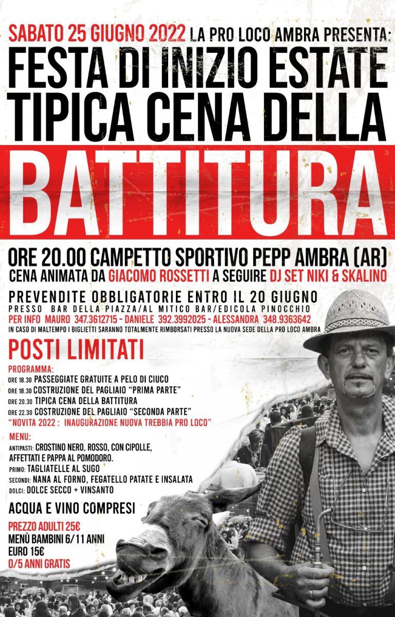 tipica cena della battitura 2022