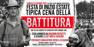 cena della battitura sabato 25 giugno 2022